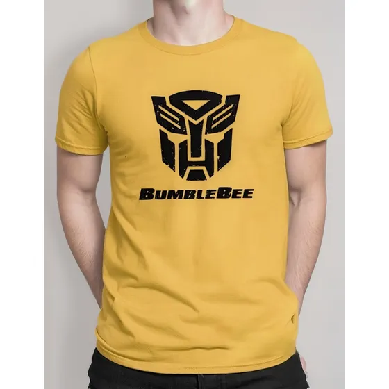 Camiseta Bumblebee Transformers Camisa Geek Todos Tamanhos