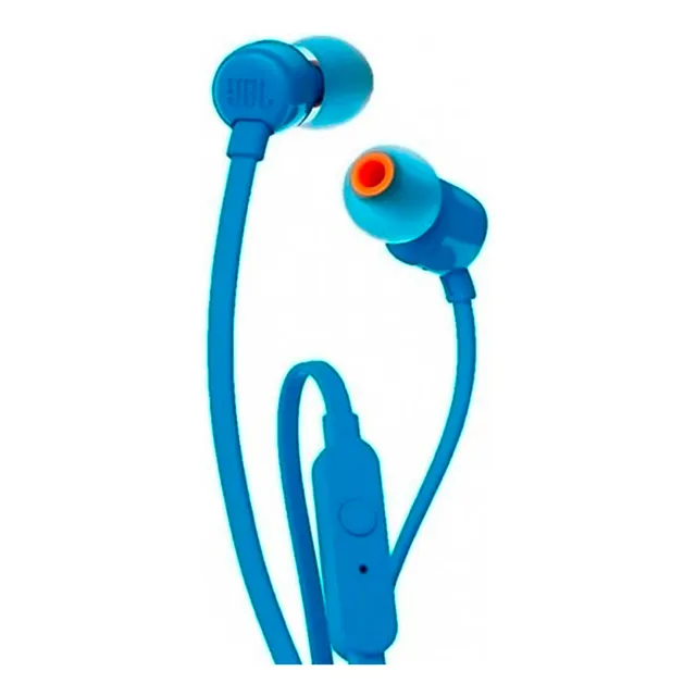 Auriculares Cableados 3,5mm Jbl Tune 110 9mm Azul