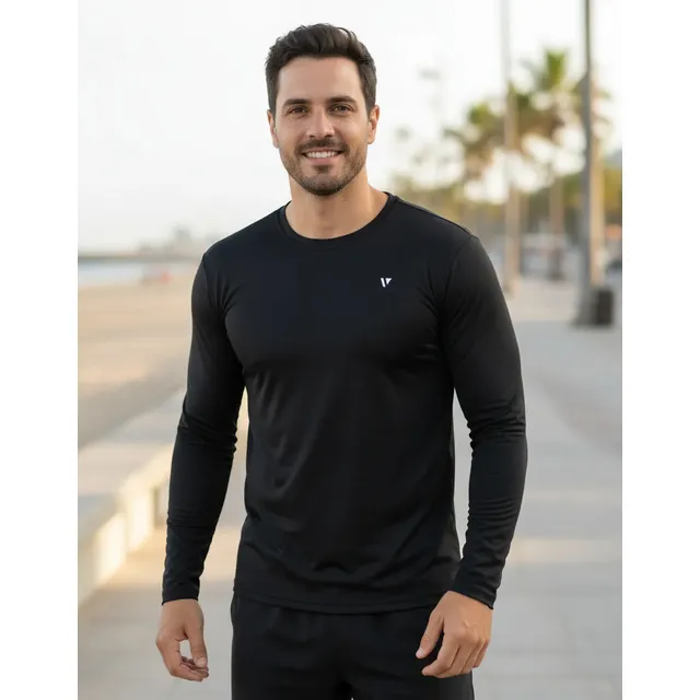 Camisa Térmica Voker Segunda Pele Proteção Solar Uv Dry Fit