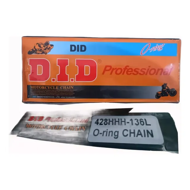 Cadena De Transmisión D.i.d 428 Hhh 140l Con Oring