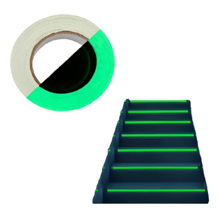 Cinta Adhesiva Brilla Oscuridad Escalera Pared Puerta Fluo Cinta Adhesiva Brilla Oscuridad Escalera Pared Puerta Fluo