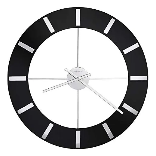 Howard Miller Reloje Pared Yate Negro Brillante