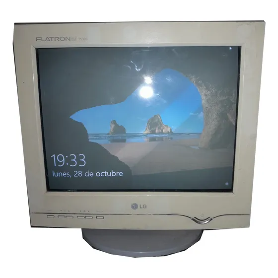 Monitor De Tubo LG Flatron Ez T530s 15 Usado Funciona