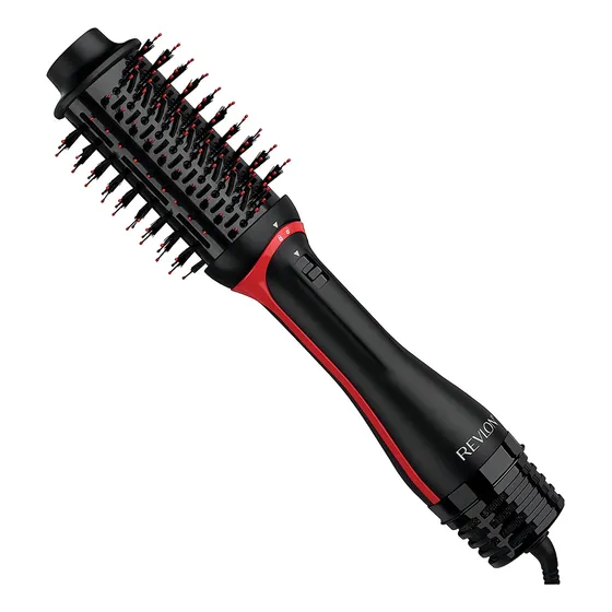 Revlon One-step Plus Secador Y Voluminizador Negro, Grande