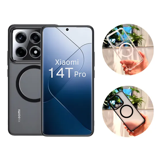 Funda Para Xiaomi 14t /14t Pro Magsafe Inalambrica + Mica 9d