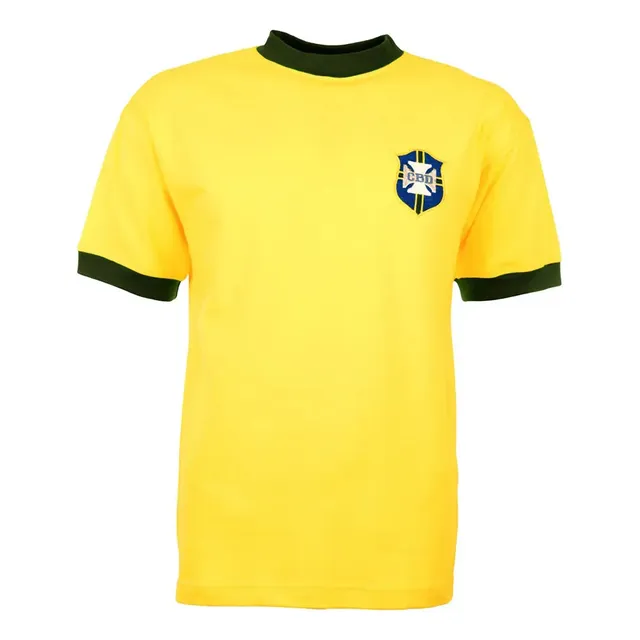 Camiseta Retro Brasil 1970 - Pelé Colección