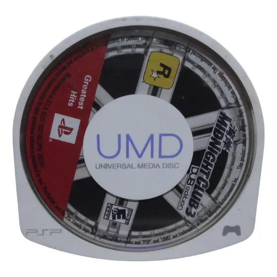 Disco Midnight Club 3 Psp Playstation Portable Original