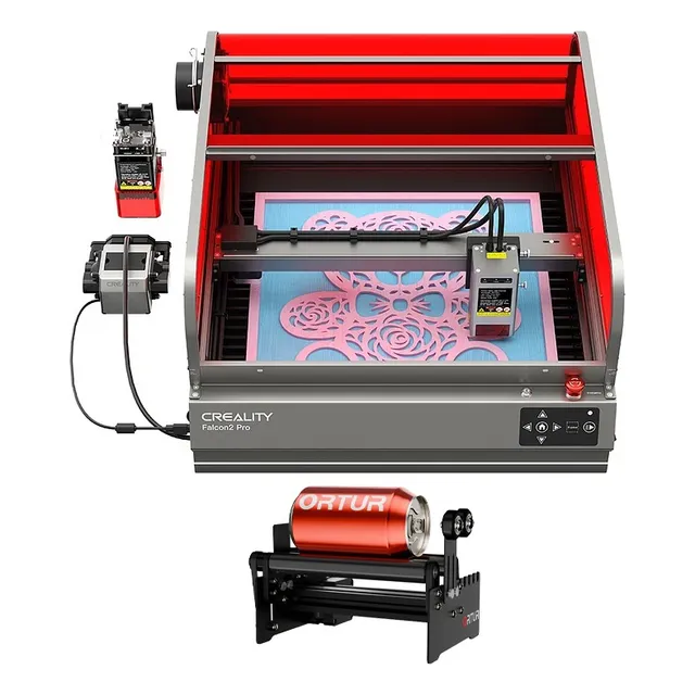 Cortadora Laser Falcon 2 Pro Creality 40w Mas Rotativo