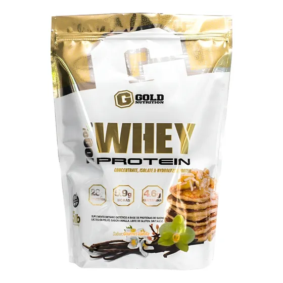 Whey Protein  100%   5lbs  Gold Nutrition. Outlet