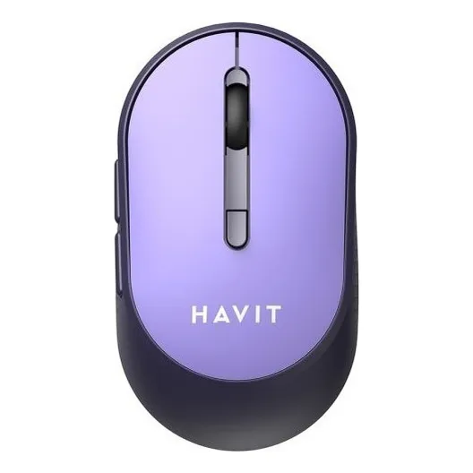 Mouse Inalámbrico 2,4 Ghz Havit Ms78gt Color Purpura