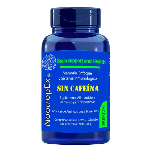 Nootropex Sin Cafeína Nootrópico