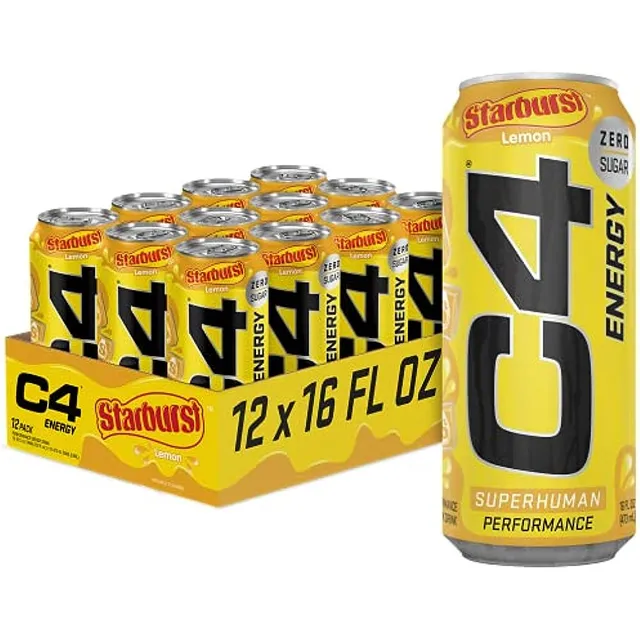 Bebida Energética C4 De Cellucor | Starburst Lemon | Bebida 