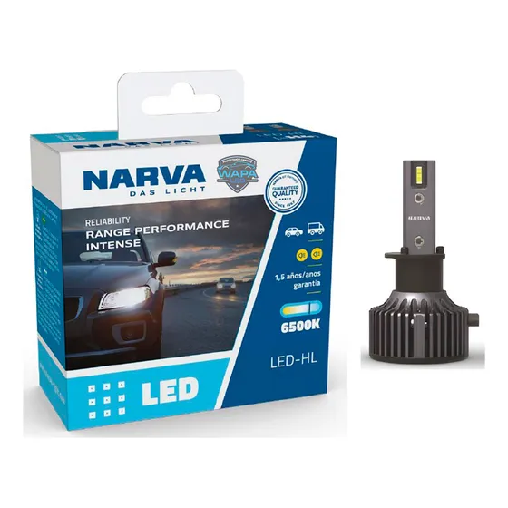 Par Bombillos Luces Led H1 H4 H7 H11 Narva Original Aleman