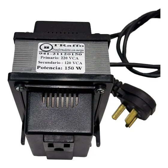 Transformador  220 Vca. / 120 Vca / 150 W. Marca Traffo