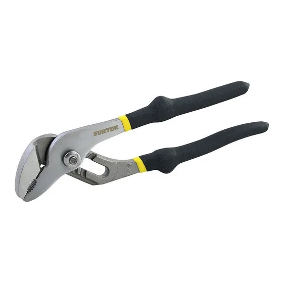 Pinza Extensión 8 PuLG Triple Mordaza Recta Curva Surtek