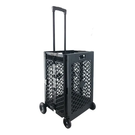 Carrito Plegable 90l De Compra Firme Multiuso Feria