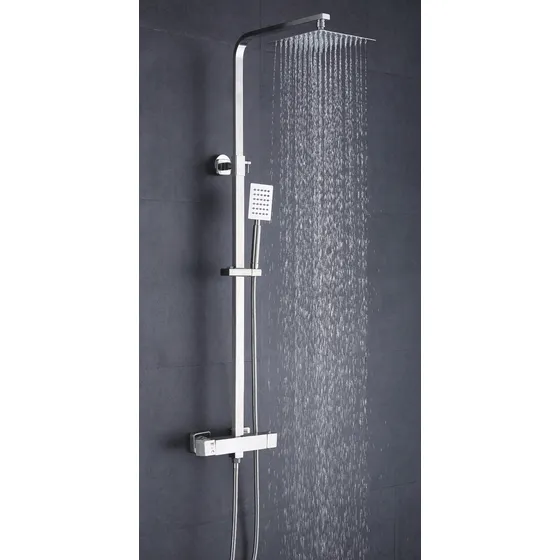 Set Panel De Ducha Para Baño Meraki  #8019 Acero Inoxidable