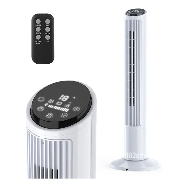 Ventilador De Torre Silencioso Displays 127/220vcom Controle
