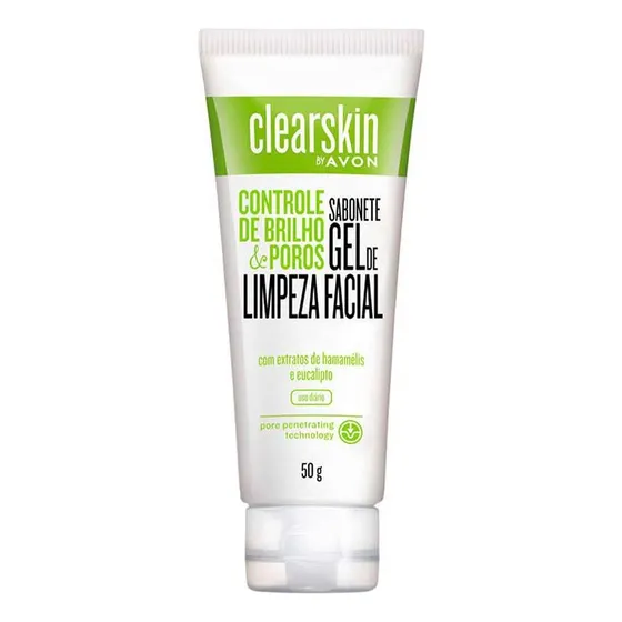 Sabonete Gel De Limpeza Facial Avon Clearskin 50g