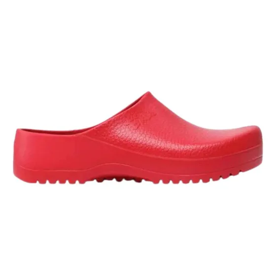 Zuecos Birkenstock Super-birki Pu Rojo R - Rex