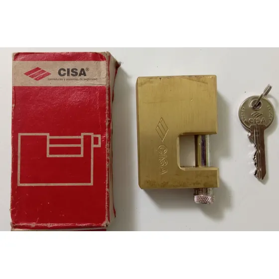 Candado Anticizalla Marca Cisa 70 Mm Con Dos Llaves - Nuevo