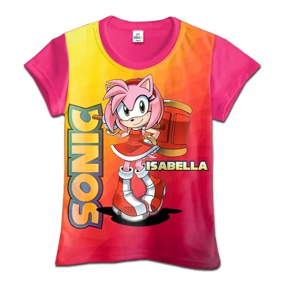 Franela Camisa Niño Sonic En Algodon
