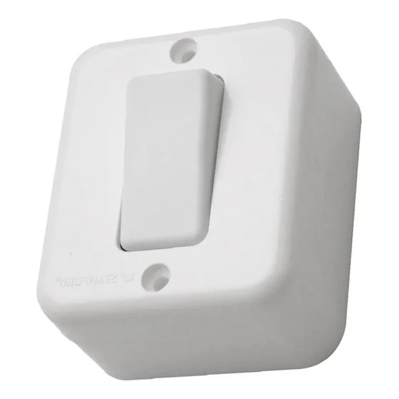 Interruptor Boton Simple 16a Sobrepuesto 9/12 Sello Sec