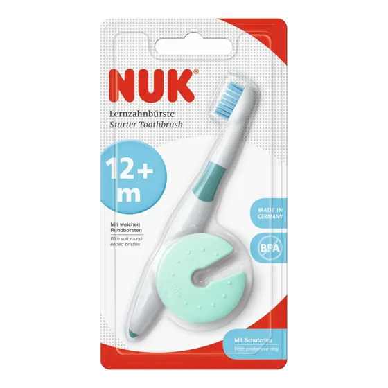 Cepillo Dental De Inicio Para Bebe +12m Nuk Cerdas Suaves