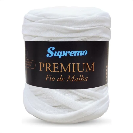 Fio De Malha Premium 28mm, 140mts - Supremo, Cores, Crochê Cor Off White - 111