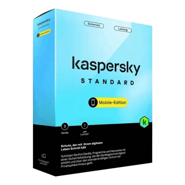 Antivirus Kaspersky Standard Mobile 1 Dispositivo 1 Año