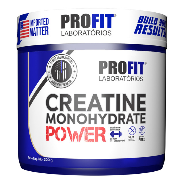 Suplemento Creatina Monohidratada Pote De 300g Em Pó Profit Laboratórios Suplemento Creatina Monohidratada Pote De 300g Em Pó Profit Laboratórios