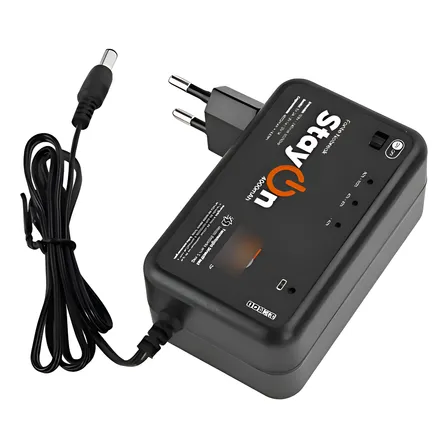 Fonte Nobreak Bateria 4000mah Multisaída 12/9/5v P Roteador Preto