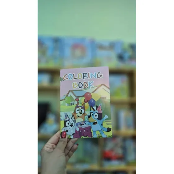 Libro Para Colorear De Bluey