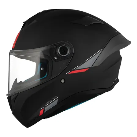 Capacete Mt Helmets Targo S Solid A1 Preto Fosco