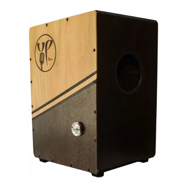 Cajon Triple Peruano Flamenco +sonajas Unplugged Doble Tapa