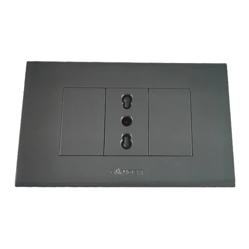 Art Dna Enchufe Simple 10/16a Grafito C3-p06