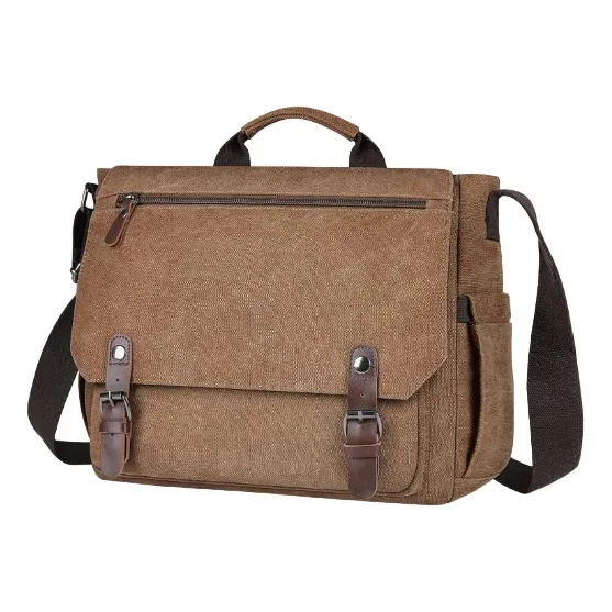 Mochila Portafolio Mensajero Hombre Grande Impermeable Bolsa