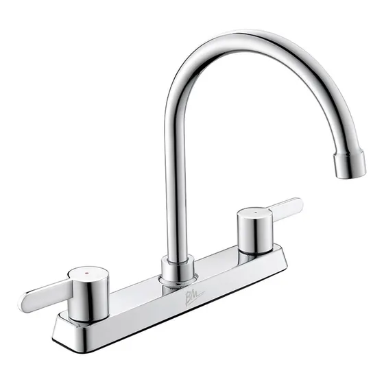 Griferia Lavaplato Doble Manilla 8 Ideal Bm Cod: 5520202