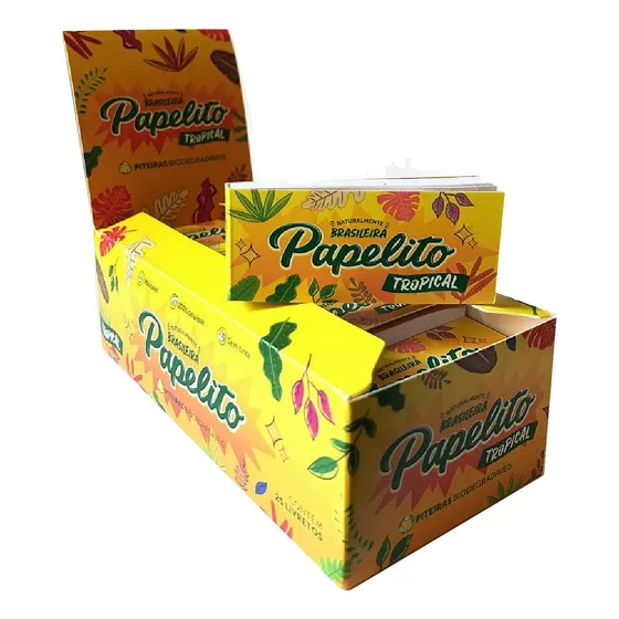 Caixa De Piteira Papel Papelito Tradicional Biodegradável