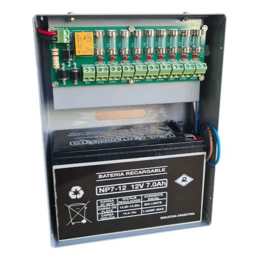 Fuente Backup Ups Cctv / Cerraduras Eléctricas - Con Batería