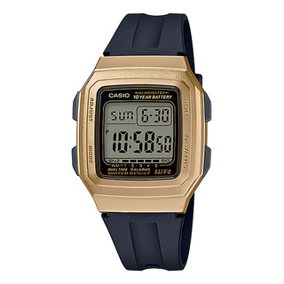 Relógio Casio Unissex Vintage Illuminator Prata Dourado Cor Da Correia Preta Cor Do Fundo Digital Relógio Casio Unissex Vintage Illuminator Prata Dourado Cor Da Correia Preta Cor Do Fundo Digital