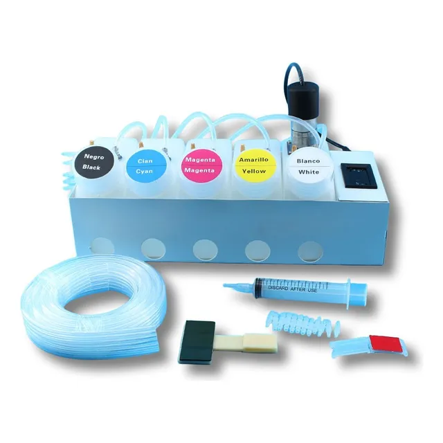 Kit De Suministros De Tinta De Impresión Dtf, Sistema Ciss P