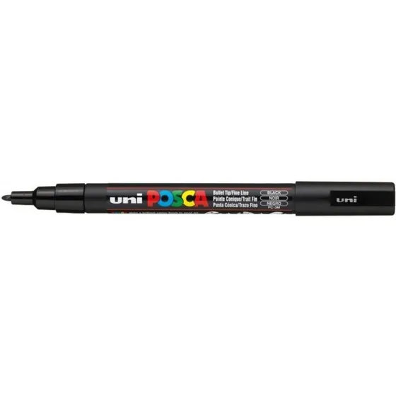 Marcador  Posca Negro 3m