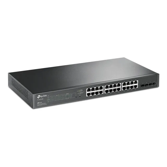 Switch Smart De 28 Puertos Gigabit, Con 24 Puertos Poe+ /vc