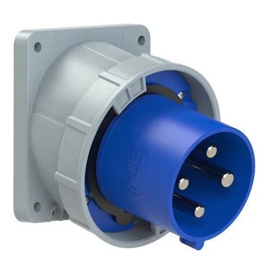Clavija D Empotrar Pce Cee 744-9 125a 4p 9h Ip67 Power Twist