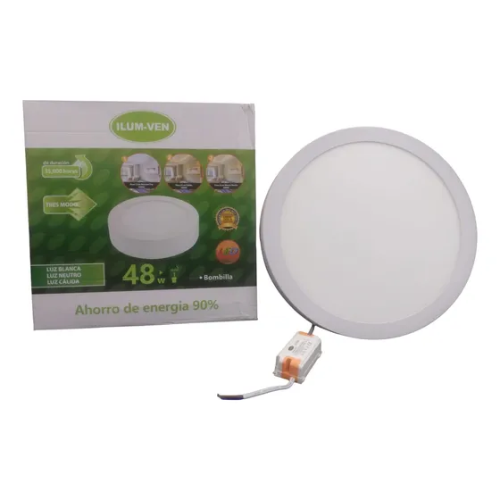 Lampara Led Superficial 48w 110/220v Ilumven