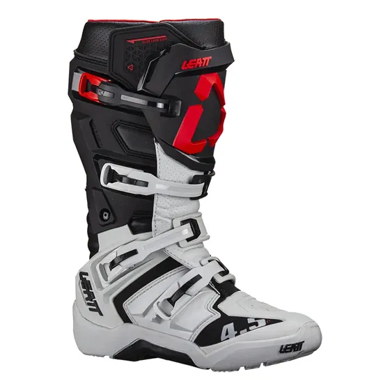 Bota Moto Cross Leatt 4.5 Enduro Azul Laranja 