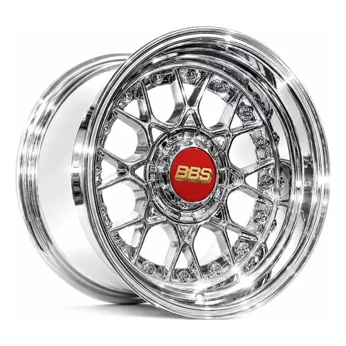 Roda Liga Leve Aro 15 BBS RS KR M17 Alumínio 4x100 Prata
