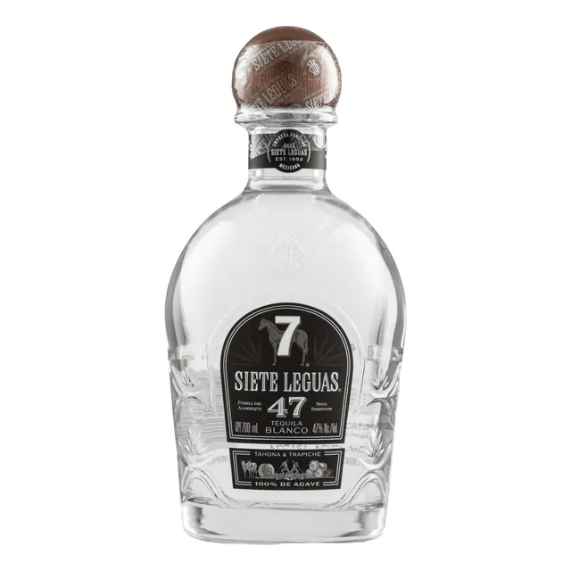 Tequila Siete Leguas Blanco 47 Fuerza Del Alambique 700 Ml