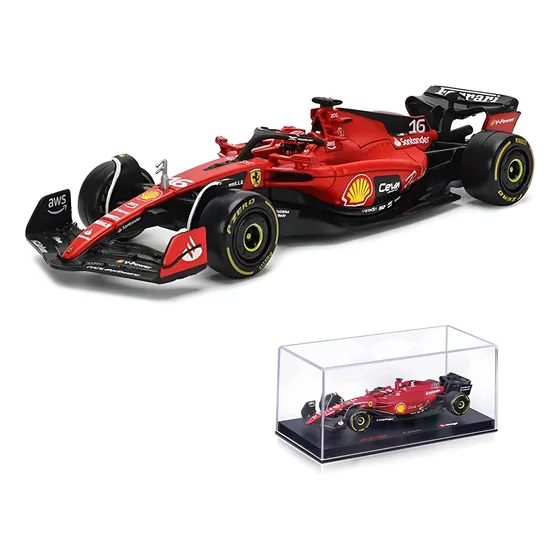 Ferrari Sf-23 F1 # 16 Charles Leclerc 2023 Escala 1/24 Rojo